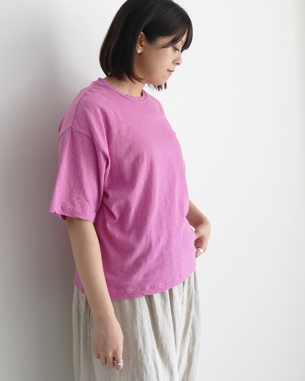 ichiAntiquités 1000962 Cotton Relax T-shirt / 4
