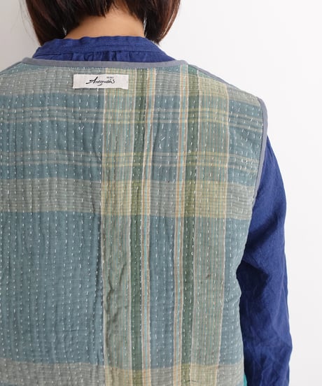 【ONLINE LIMITED】ichiAntiquités 1001136 Vintage Ralli Quilt Vest / 3 COLORS