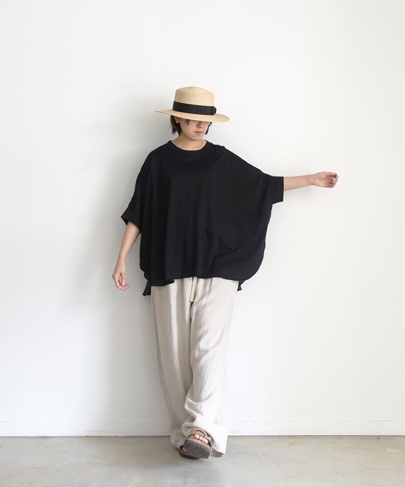 デープブルー i c h i 231151 Docking Wide Pullover / 2 COLOR