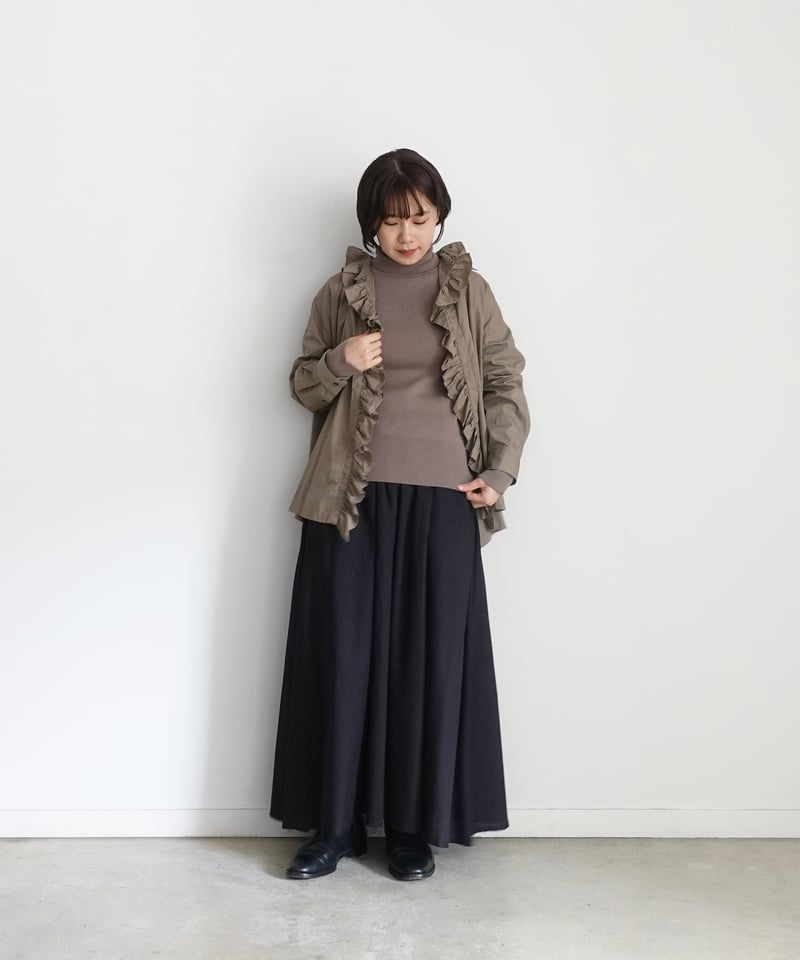 i c h i 250462 Cotton mix Rib Turtleneck / 3 C