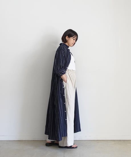 ichiAntiquités  801134  Vintage Linen Relax Pants / B : NATURAL