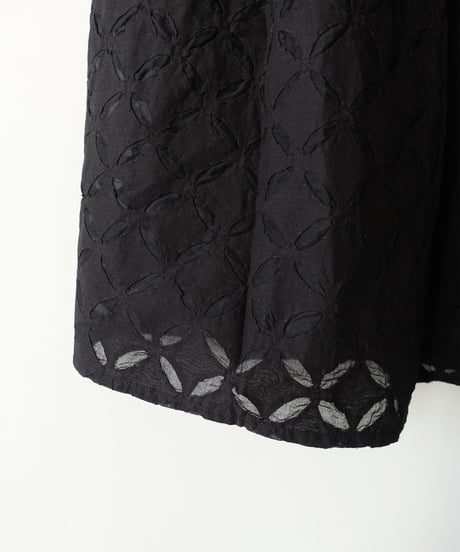 ichiAntiquités 1100939 INDIA Reverse Applique Cotton Skirt / 2 COLORS