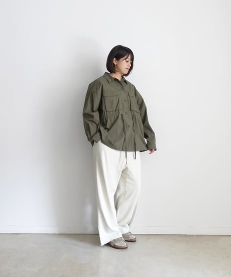 i c h i  241143 Heavy Cotton Relax Pants / 2 COLORS