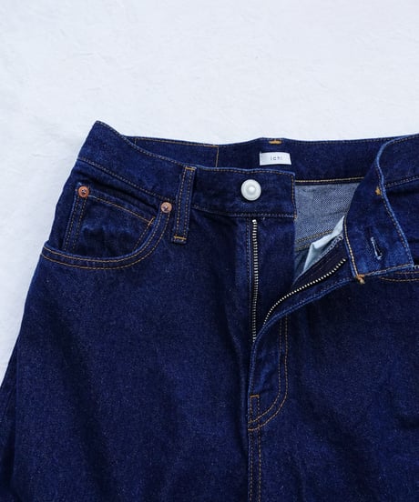 i c h i  231012  DENIM 5 Pocket Pants / A : DARK