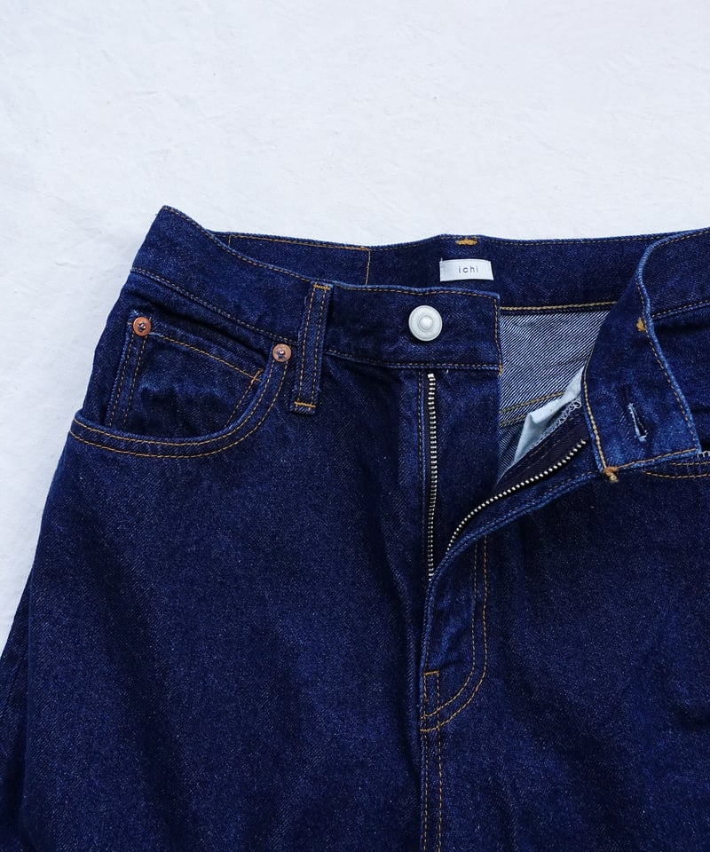 i c h i 231012 DENIM 5 Pocket Pants / A : DAR