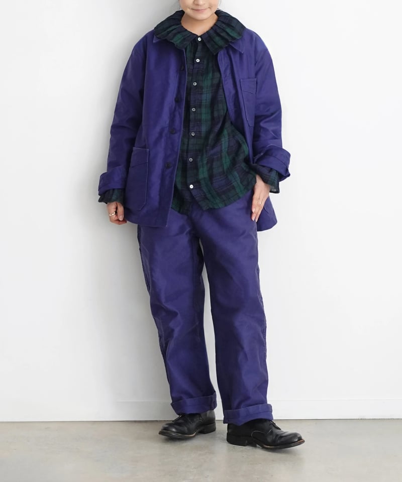 Le Travailleur Gallice フレンチワークる　モールスキン Le Travailleur Gallice – Moleskin Work Jacket.