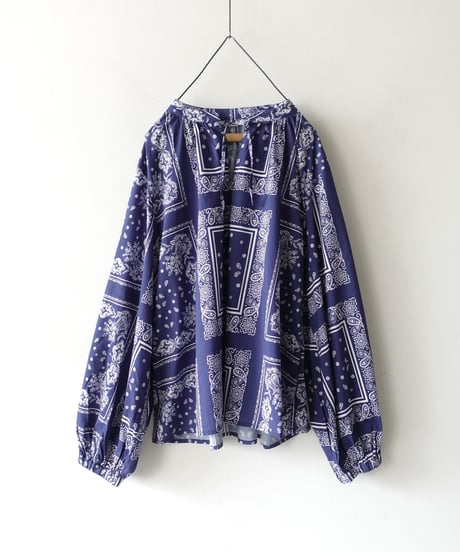 i c h i  251103  Bandana Print Blouse  / B : BANDANA
