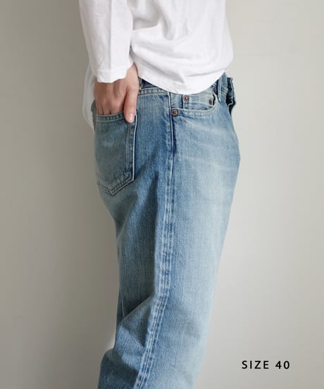 ichiAntiquités  1000339  OKAYAMA Made Selvage Denim Pants / A : VINTAGE WASH・3 size