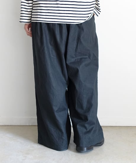ichiAntiquités 1100603 Linen Cotton Relax Pants / 3 COLORS