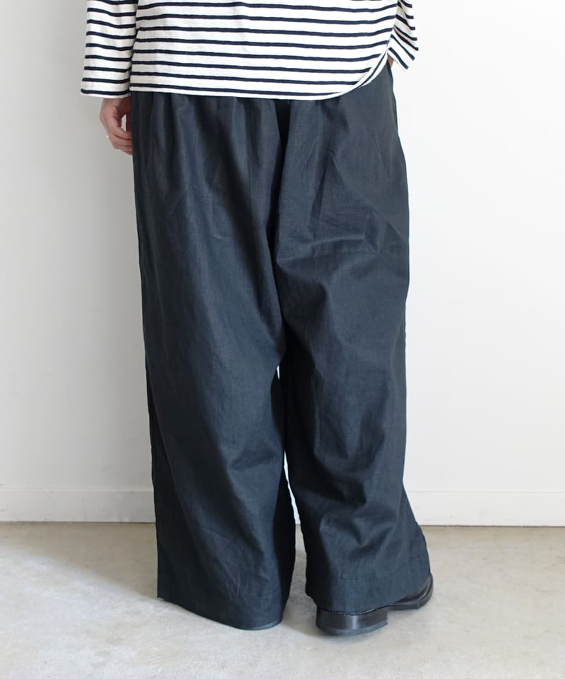 ichiAntiquités 1100603 Linen Cotton Relax Pants