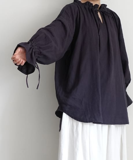 i c h i  241040  Organic Cotton Over Blouse / 2 COLORS
