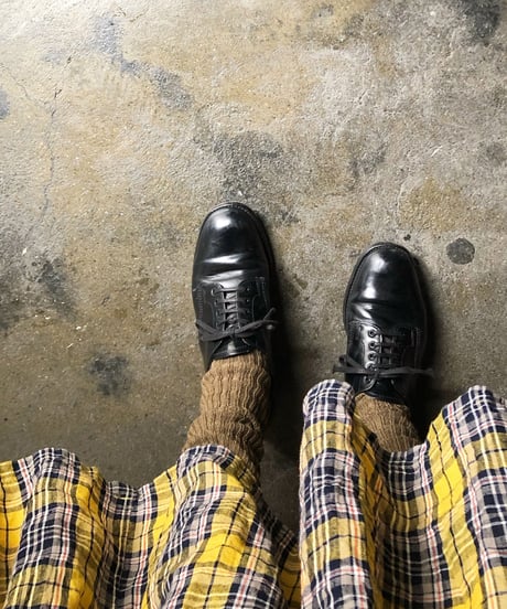 LOITER L019 Linen Color Rib Socks / 2 COLORS : COFFEE・BLACK