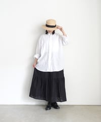 ichiAntiquités 1100939 INDIA Reverse Applique Cotton Skirt / 2 COLORS