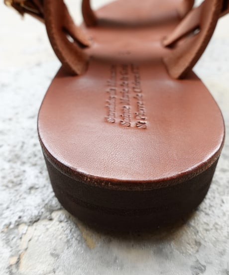 Ateliers Monastiques De La Garde MJ001 : Sandal "Scholastique" / Color MARRON