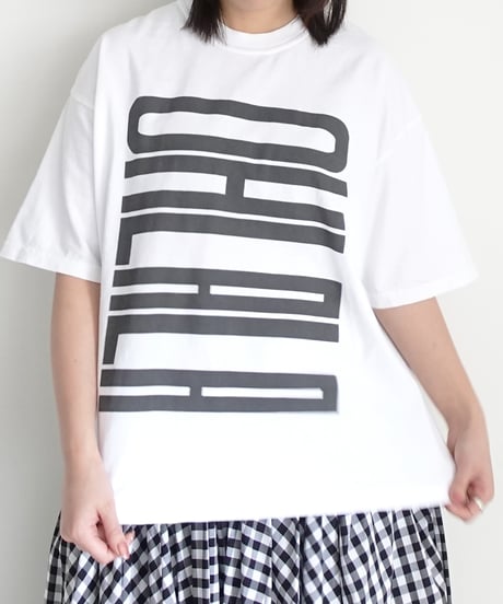 i c h i  251058  "OHLALA" Pigment Over T Shirt / 2 COLORS