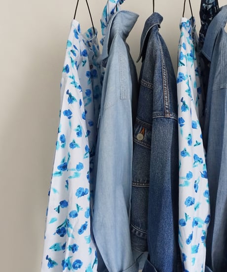 i c h i  241024 DENIM Jacket / A : VINTAGE WASH