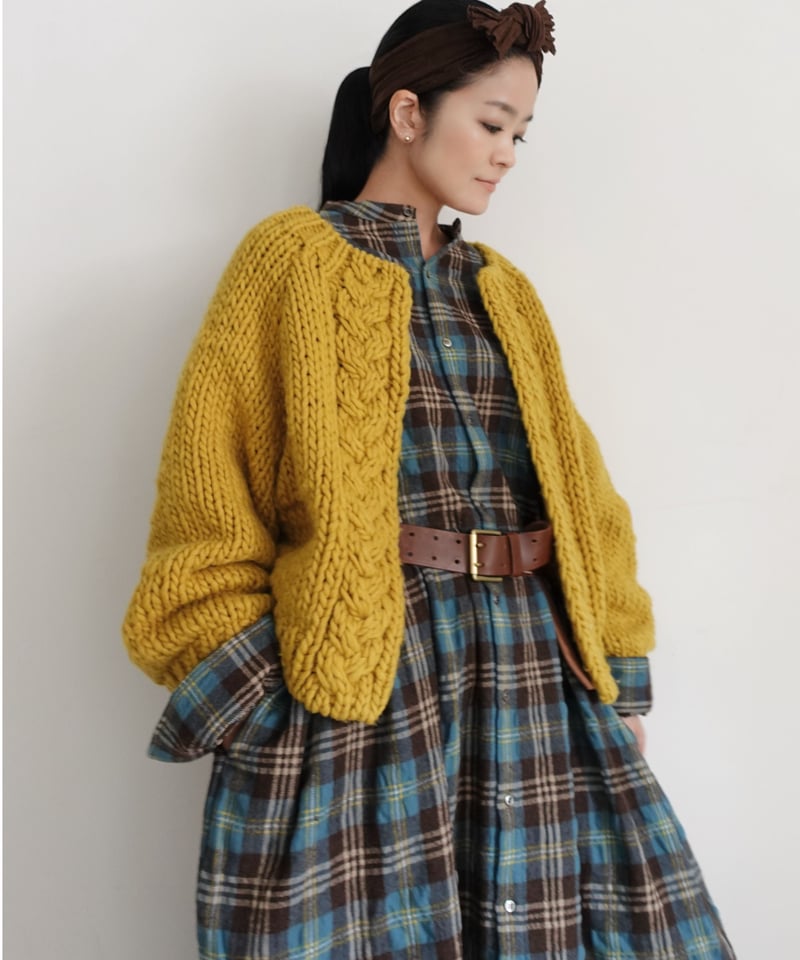 ichiAntiquités 1000394 PERU Hand Knit Cardigan