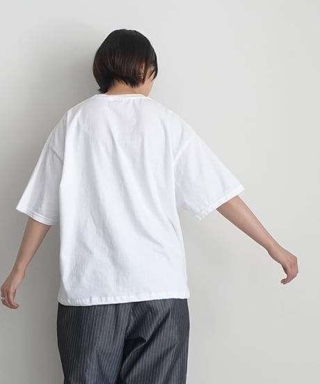 i c h i  250149  "Libre Comme l'Air" Ferris Wheel Pigment Over T Shirt / 2 COLORS