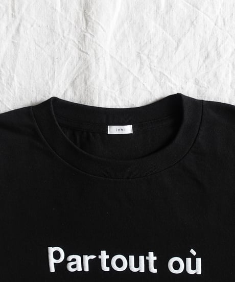 i c h i 251054 Puff Print Logo T Shirt / 4 COLORS