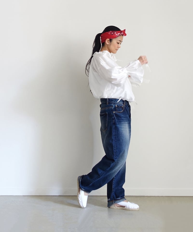 i c h i 201141 Denim Sarrouel Pants / B : DARK i c h i 201141 Denim Sarrouel Pants / B : DARK