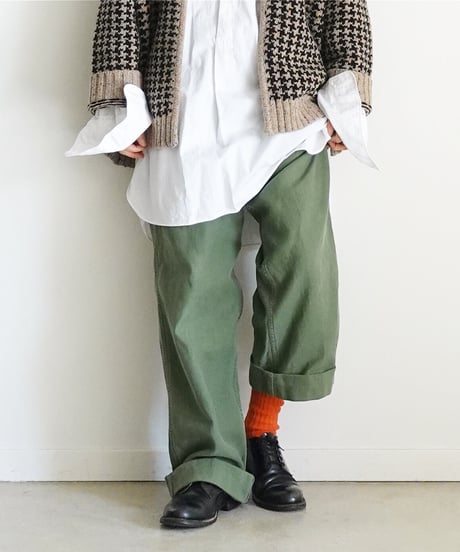 LOITER L019 Linen Color Rib Socks / 3 COLORS : SMOKE PINK・ORANGE・PURPLE