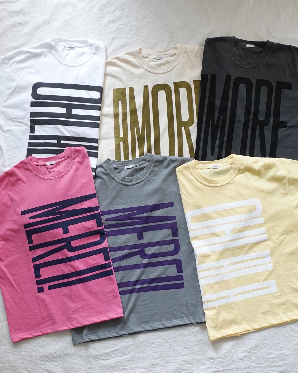 今期新品⭐︎ 【ichi(イチ)】MERCI！Tシャツ ichi (イチ)】