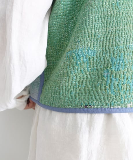 【ONLINE LIMITED】ichiAntiquités 1001136 Vintage Ralli Quilt Vest / 3 COLORS