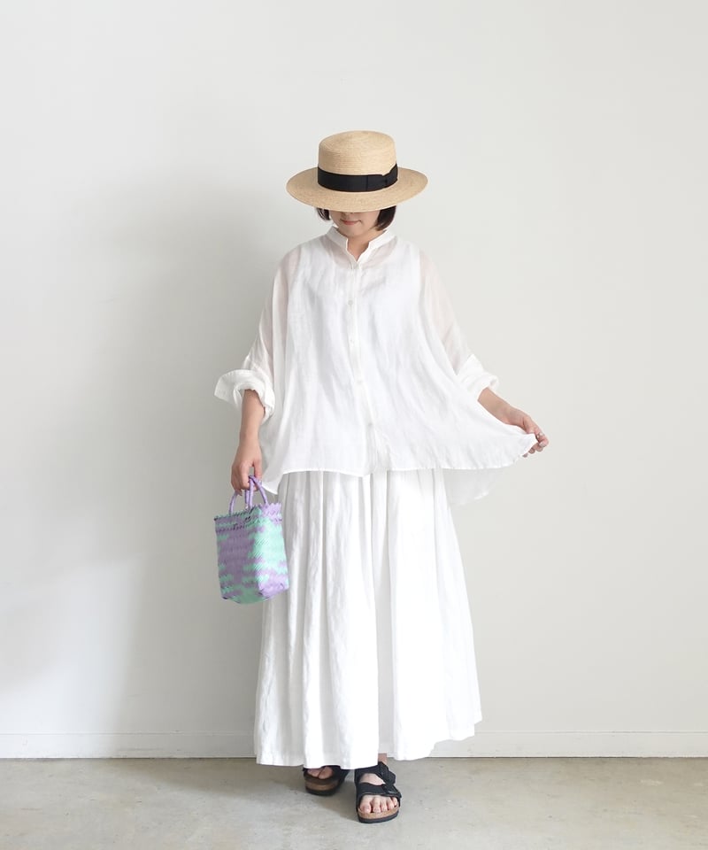 i c h i 241229 Color Linen Shirt / 5 COLORS : W