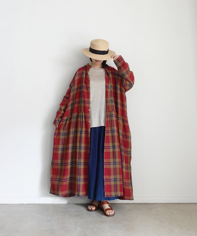 ichiAntiquités 1100902 Linen Cotton Tartan Chec