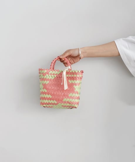 KYUCA  KY0343  Mix Color Plastic Marché Basket / 4 COLORS ( size XS )