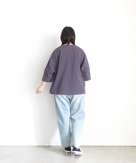 i c h i  241230 Denim Sarrouel Pants / C : SAXE BLUE・2 SIZE