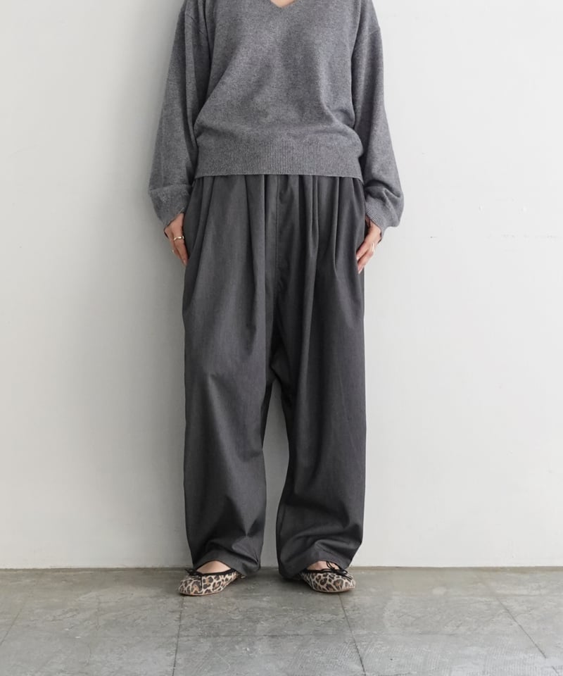 未使用品タグ付　ichi サルエルパンツ L 再入荷＊レディース＊ichi-イチ- Denim Sarrouel Pants デニム