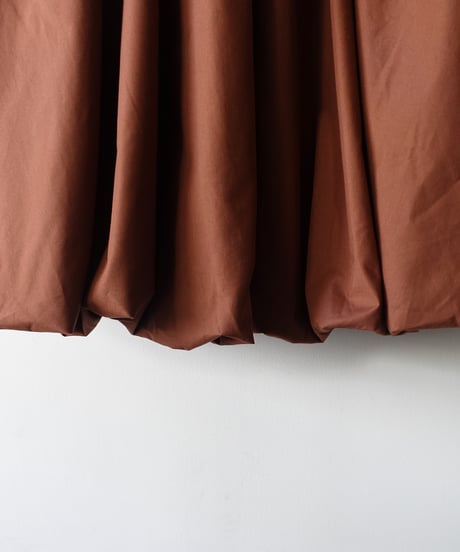 i c h i  250424  Cotton Balloon Skirt / 2 COLORS