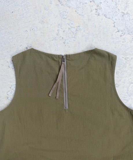 i c h i  251037 Ripstop Cotton Sleeveless Dress / 2 COLORS