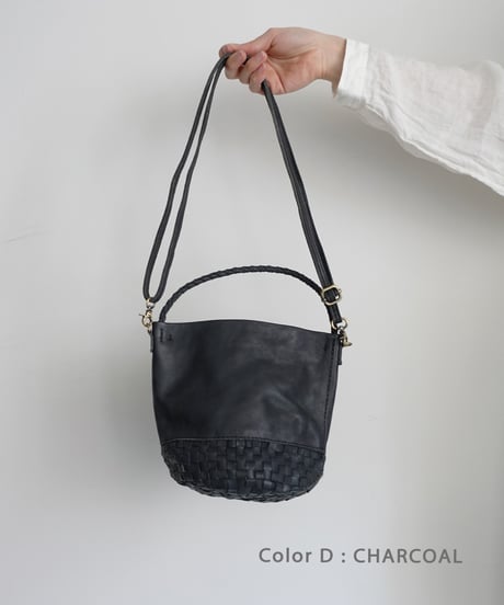 KYUCA  KY0350 Leather Shoulder 2way Bag  / 3 COLORS
