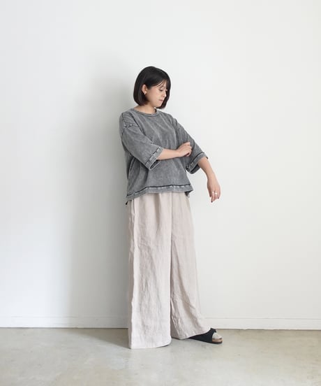 i c h i  241141 Heavy Cotton Wide Pullover / 2 COLORS