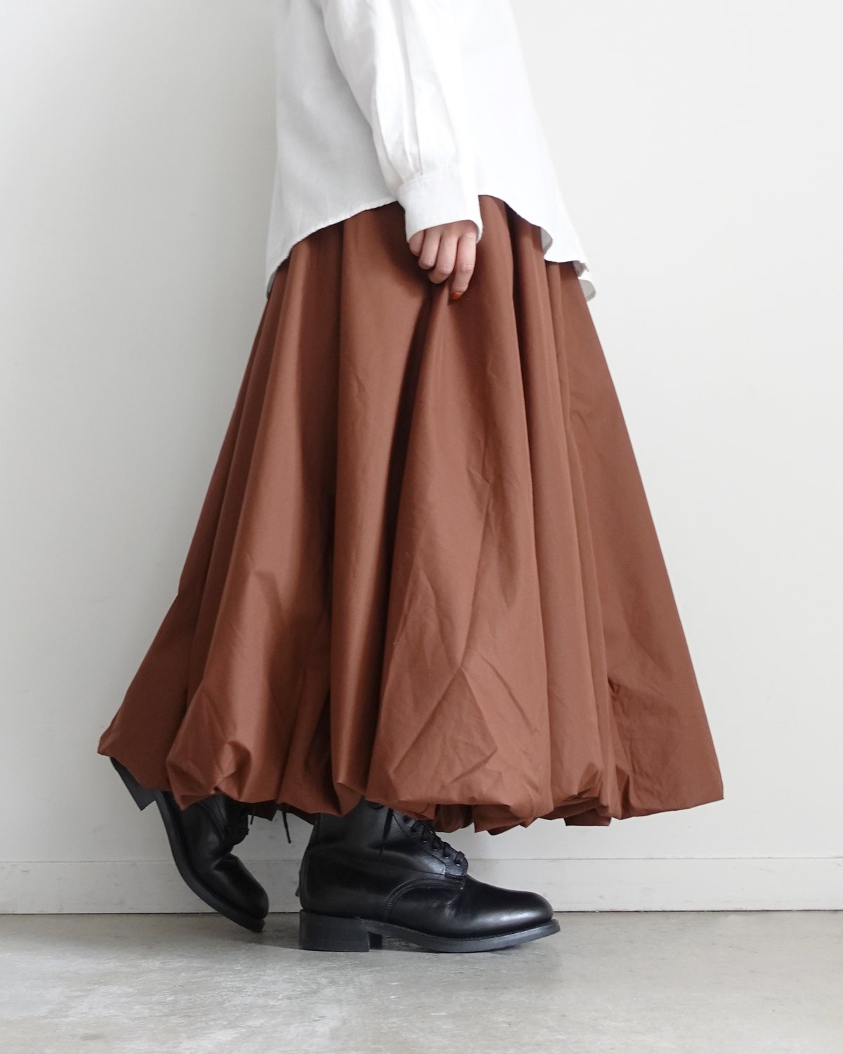 i c h i 250424 Cotton Balloon Skirt / 2 COLOR
