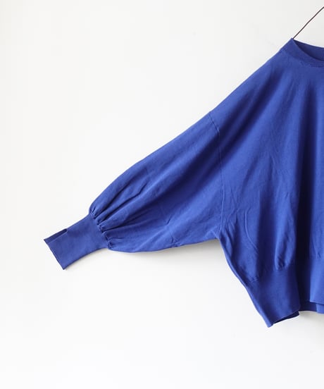 i c h i  251073 Slit Cuff Cotton Knit Pullover / 3 COLORS