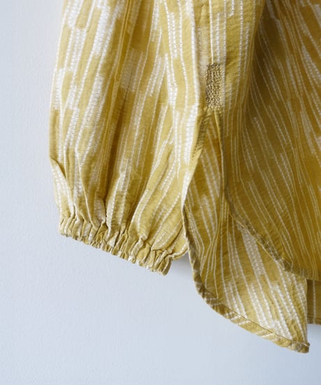 ichiAntiquités 1100940 INDIA TIE DYE Gather Shirt / 2 COLORS