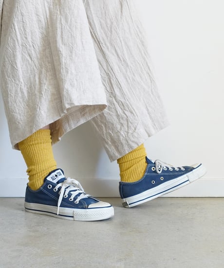 LOITER  L047  Linen Color Rib Socks / 6 COLORS