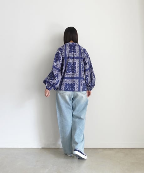i c h i  251103  Bandana Print Blouse  / B : BANDANA