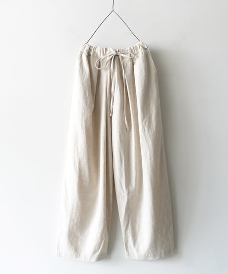 i c h i 251041 Linen Cotton Herringbone Relax Pants / 2 COLORS