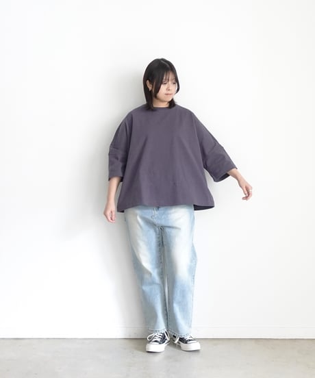 i c h i  231057  Heavy Cotton Wide Pullover / 2 COLORS