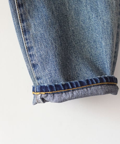 i c h i  241230 Denim Sarrouel Pants / A : LIGHT・2 SIZE