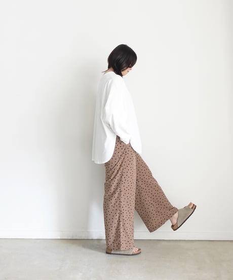 i c h i  251029  DOTS Relax Pants / 2 COLORS