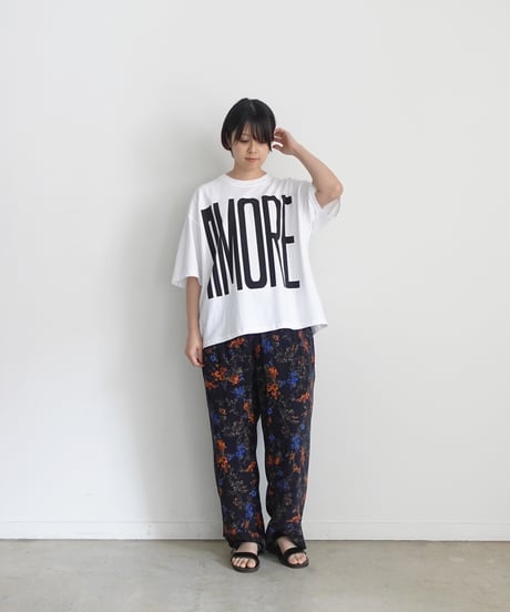 i c h i  241253  "AMORE / MIO!" Pigment Over T Shirt / 3 COLORS