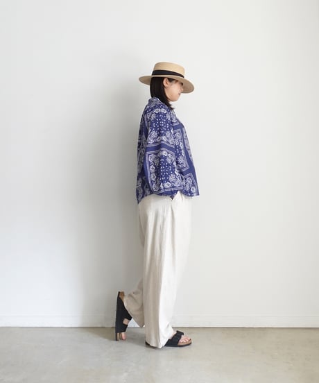 i c h i  251103  Bandana Print Blouse  / B : BANDANA