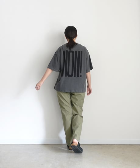 i c h i  260151 "OUI / NON" Pigment Over T Shirt / 4 COLORS