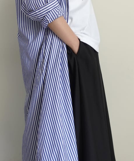 i c h i  250424  Cotton Balloon Skirt / 2 COLORS