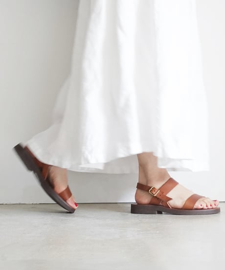 Ateliers Monastiques De La Garde MJ001 : Sandal "Scholastique" / Color MARRON